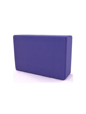 Блок для йоги, кубик (кирпич) для растяжки, фиолетовый